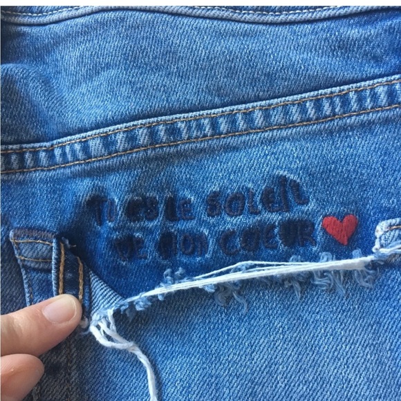 Sundry Light Wash Distressed Skinny Jeans - Picture 1 of 7